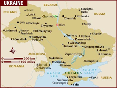 Map ukraine